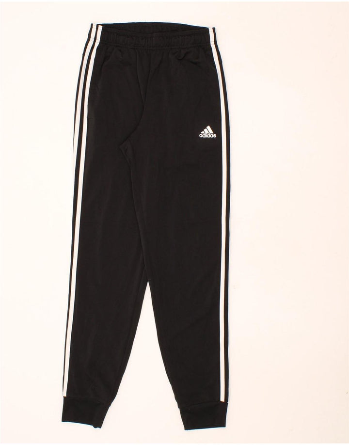 ADIDAS Mens Tracksuit Trousers Joggers XS  Black Polyester Vintage Adidas and Second-Hand Adidas from Messina Hembry 