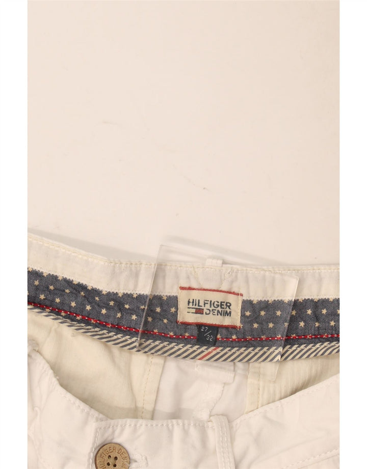 Damskie spodnie chino Tommy Hilfiger W27 L32 białe