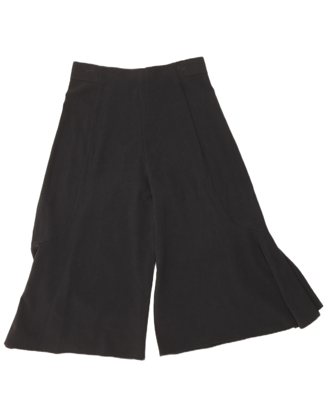 Spodnie damskie Zara Cullotes Capri, małe W26 L19, czarny jedwab