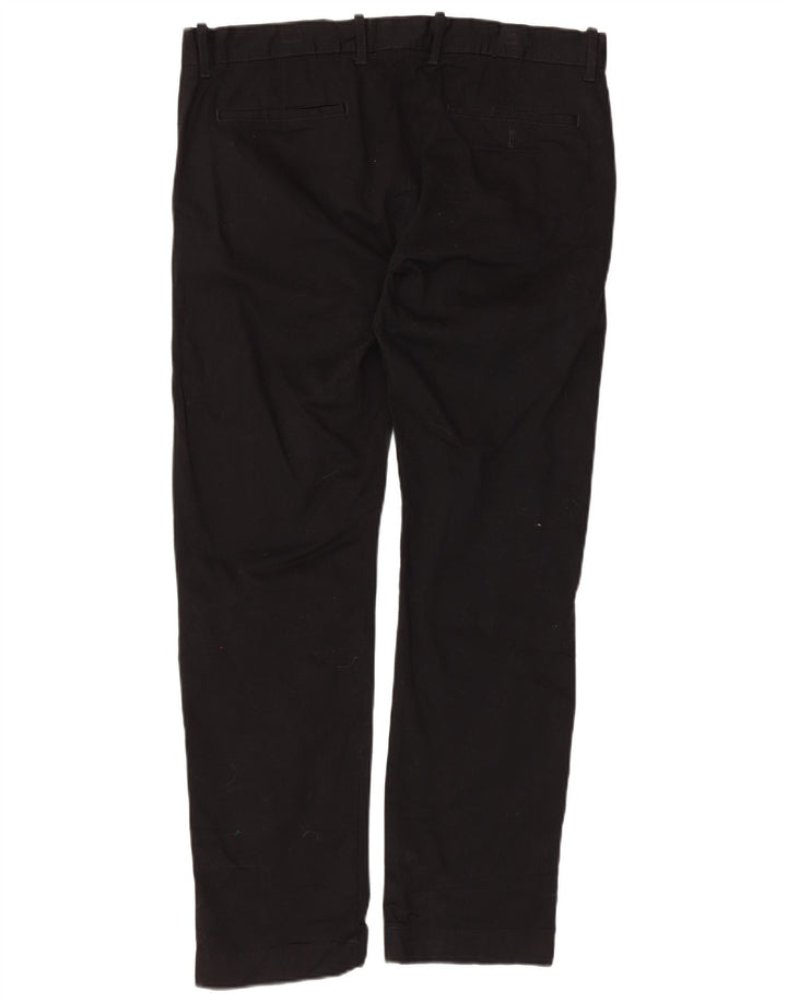 Spodnie męskie J. Crew Flex Slim Suit W34 L30 Czarne bawełniane