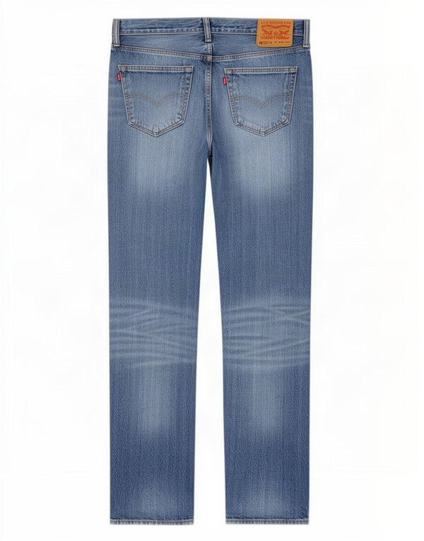Damskie jeansy Levi's 501 Straight W33 L38 Niebieskie bawełniane
