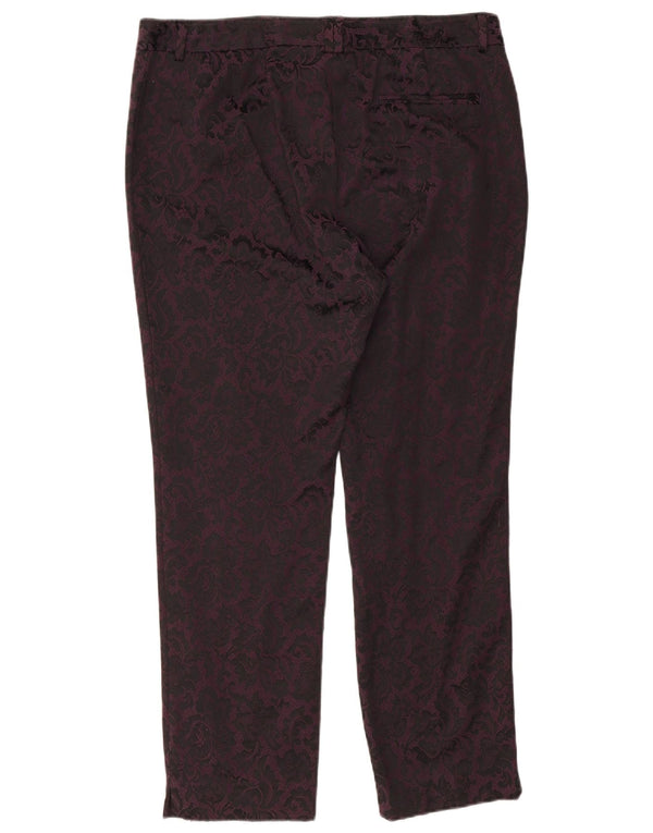 Nowoczesne spodnie damskie Marks & Spencer UK 16, duże, W36 L27, fioletowe