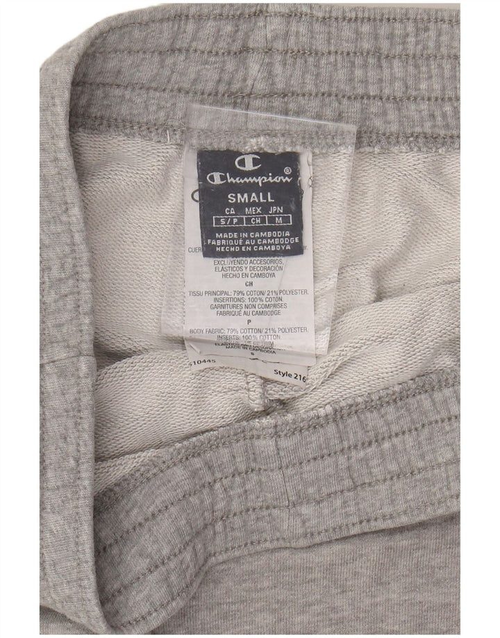 Męskie spodenki sportowe CHAMPION, małe, szare, bawełniane