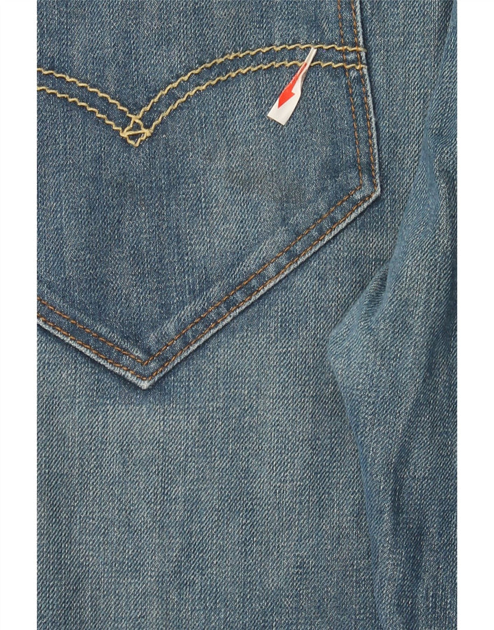 Męskie jeansy Levi's 508 Slim W33 L31 Niebieska bawełna