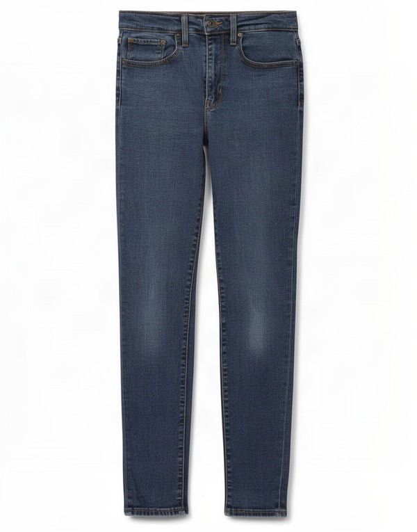 Damskie jeansy Levi's Skinny z wysokim stanem W27 L30 Niebieski Lyocell