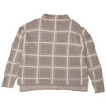 Marks & Spencer Damski sweter z okrągłym dekoltem, UK 16, duża, szara krata