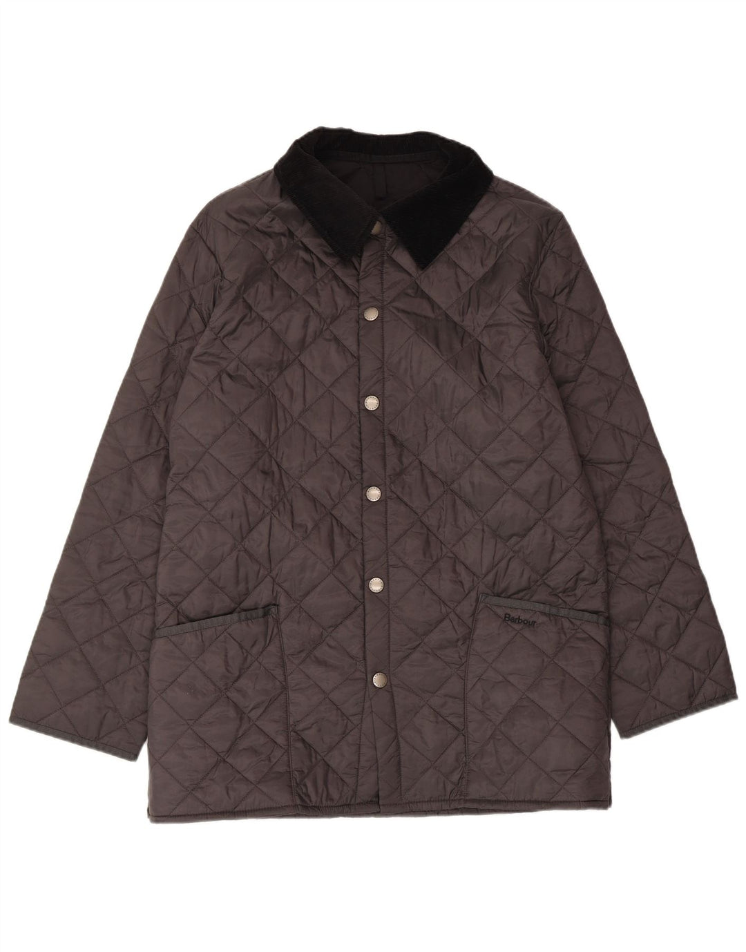 Męska pikowana kurtka Barbour o luźnym kroju UK 36, mała, czarna, z poliamidu