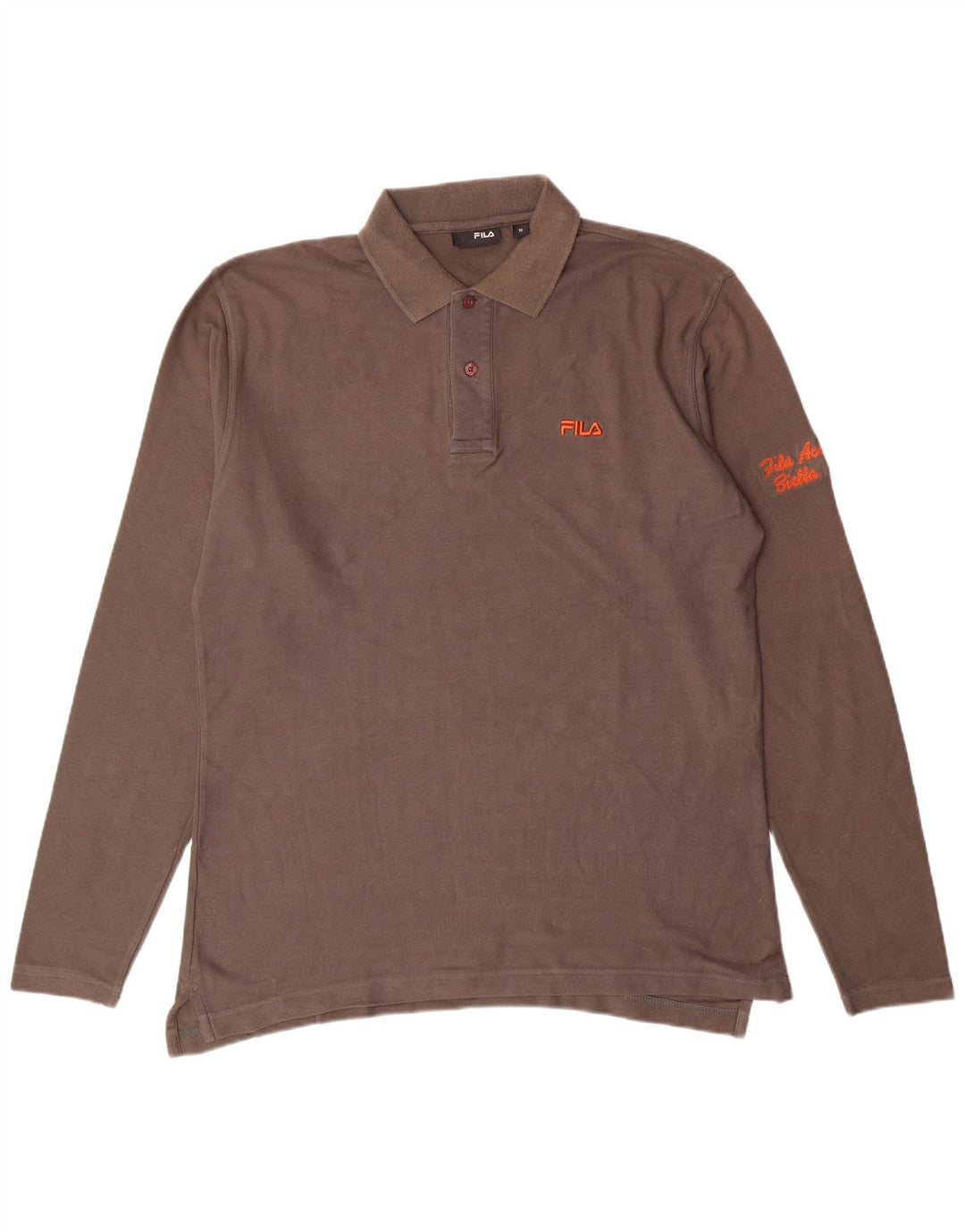 Męska koszulka polo FILA Średnioszara, bawełniana, klasyczna