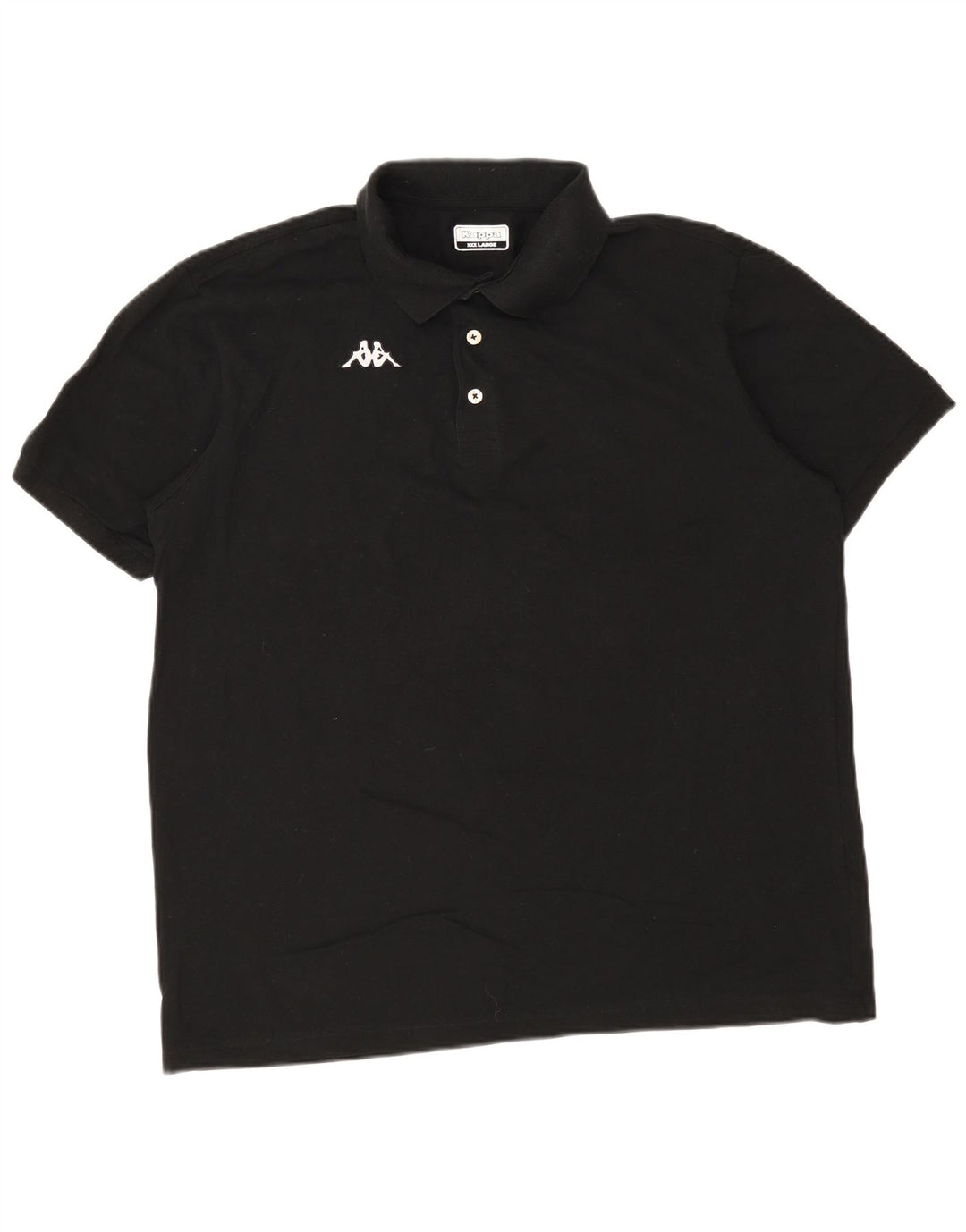 Męska koszulka polo Kappa 3XL, czarna, bawełniana