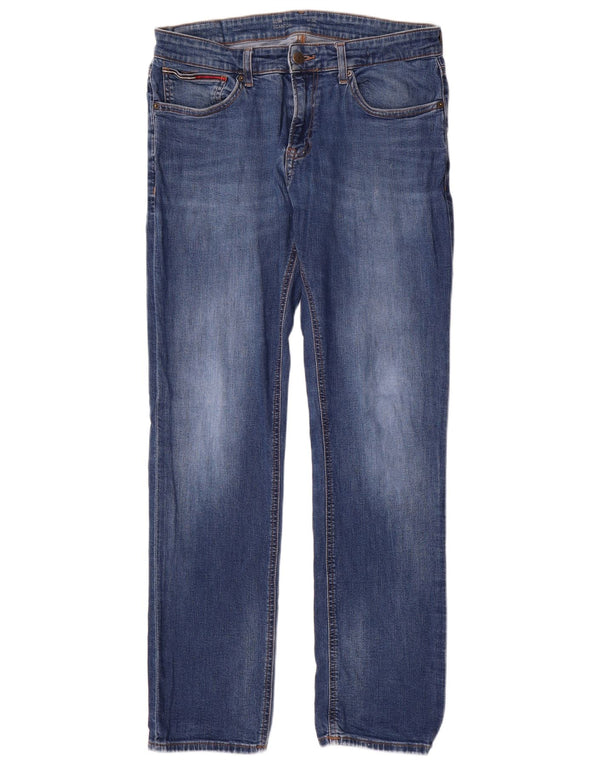 TOMMY HILFIGER Męskie jeansy Scanton Slim W34 L32 Niebieskie bawełniane