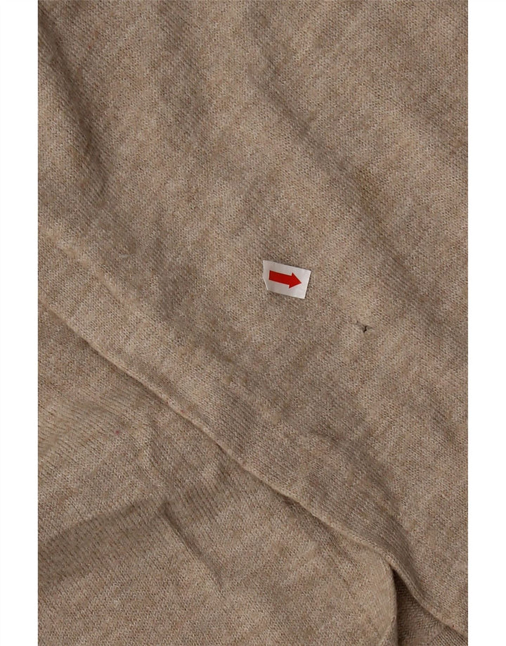 Sweter damski EDDIE BAUER z otwartym kardiganem UK 6 XS, beżowy, akrylowy