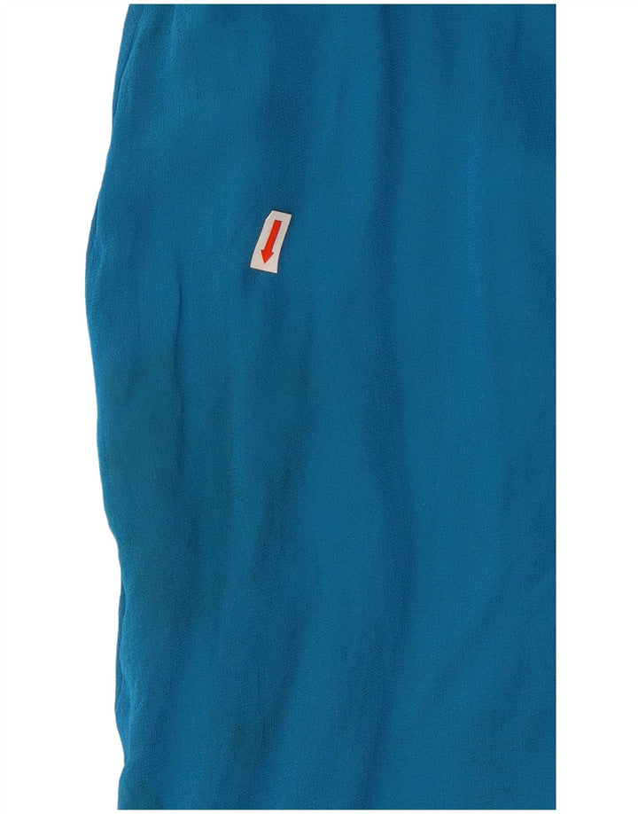 Damska sukienka o linii A Stefanel, oversize, z odsłoniętymi ramionami, US 8, średni niebieski