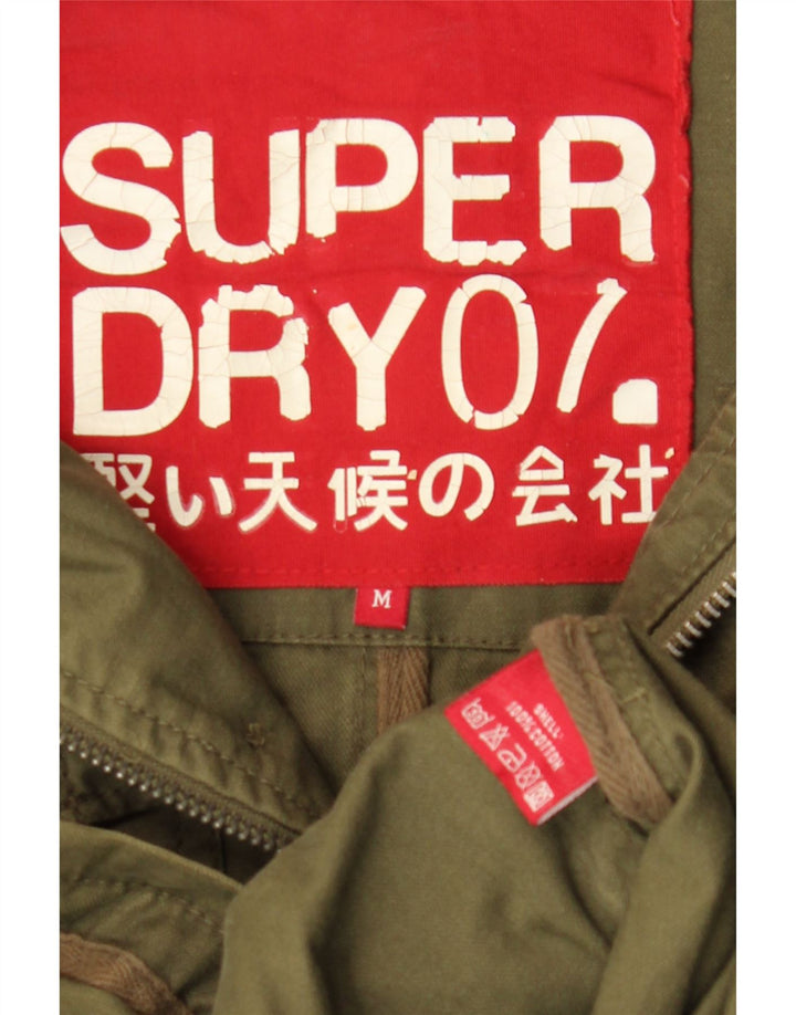 Męska kurtka wojskowa Superdry UK 38, średnia bawełna khaki