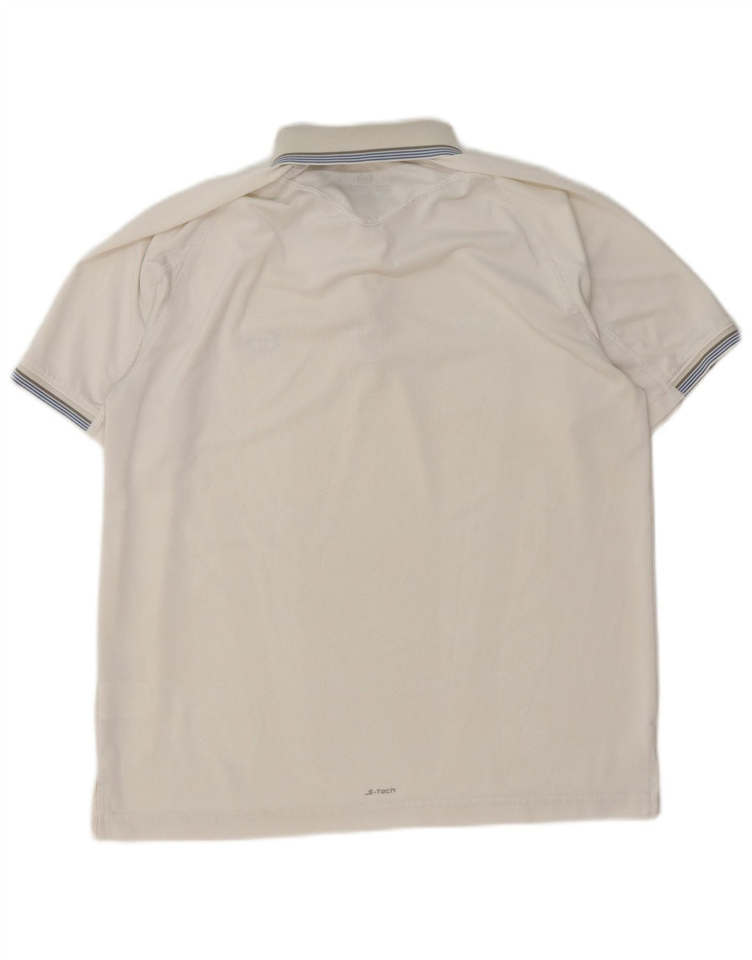 Męska koszulka polo Sergio Tacchini XL, biała, poliestrowa