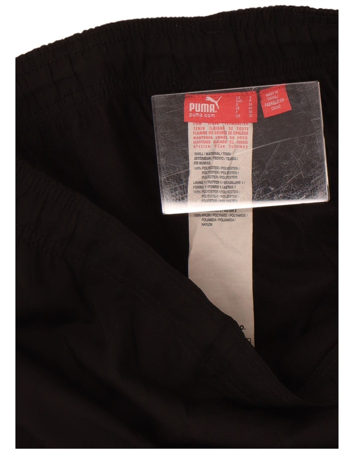 Damskie spodnie dresowe Puma Joggers UK 10, małe, czarne, poliestrowe