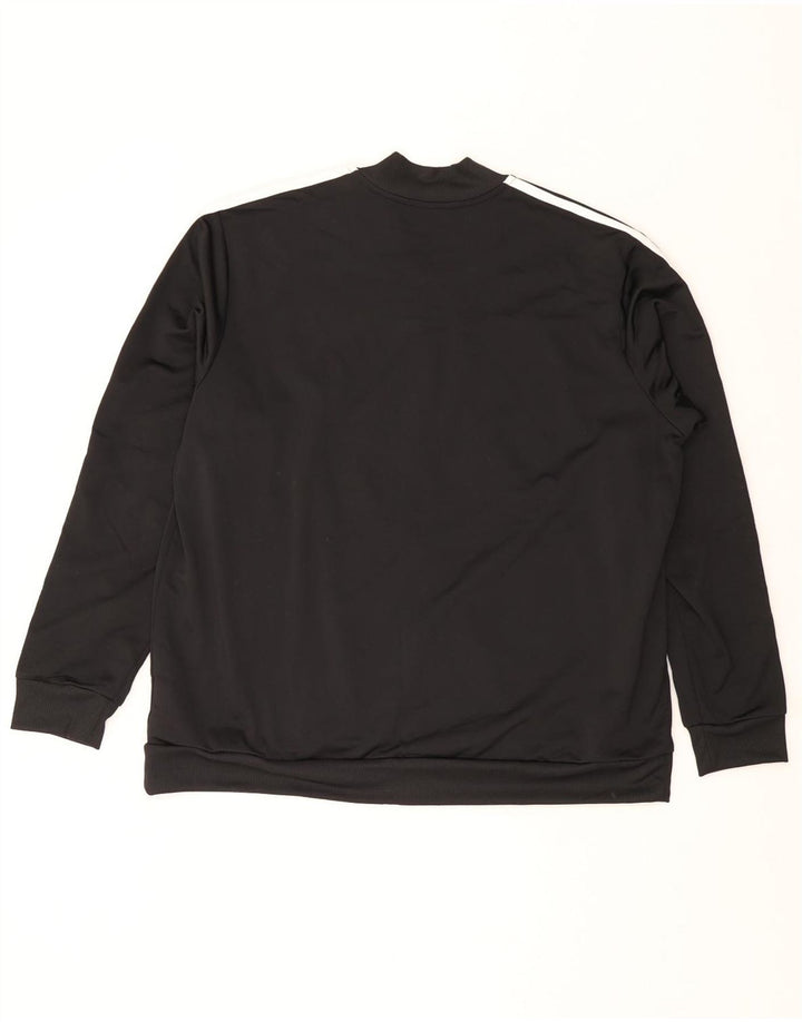 Damska kurtka dresowa Adidas UK 24/26 2XL Czarny poliester