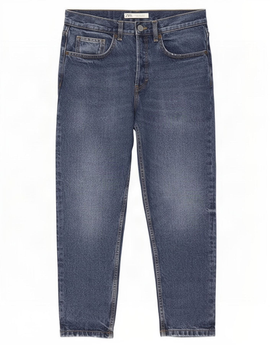 Męskie jeansy Zara Cropped EU 40 Medium W31 L25 Niebieskie