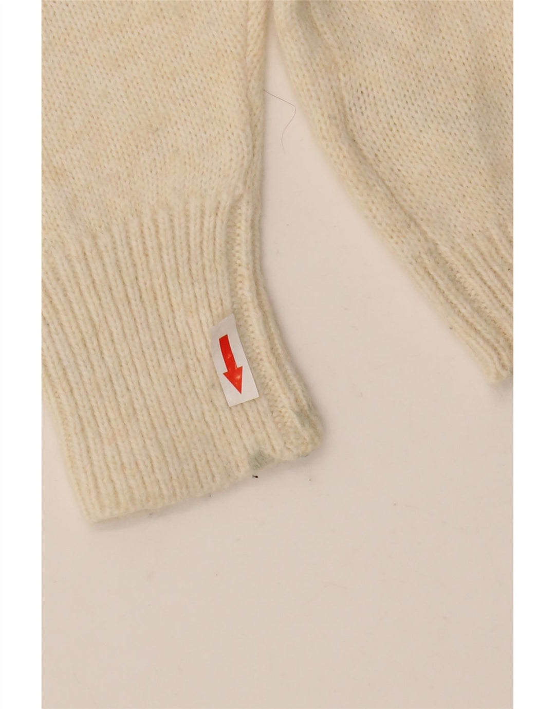 Sweter damski Marks & Spencer z okrągłym dekoltem, UK 14, średni biały