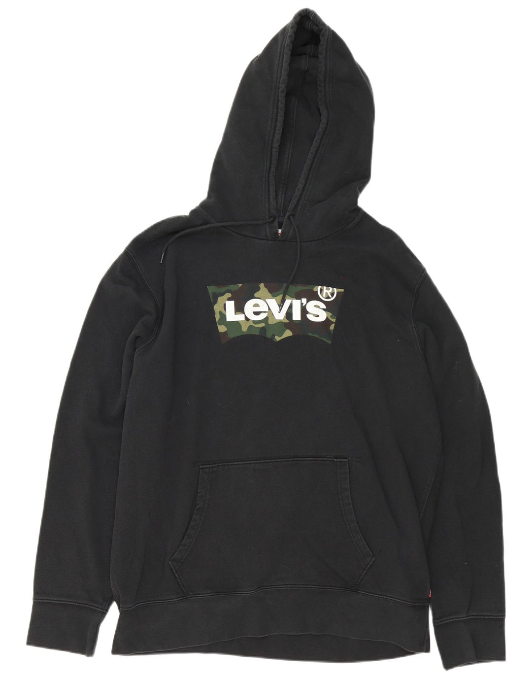 Męski sweter z kapturem Levi's XL, czarny, bawełniany