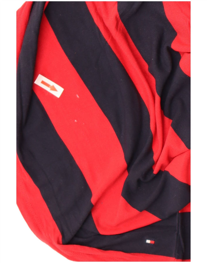T-shirt damski Tommy Hilfiger Top UK 12 w średnie czerwone paski