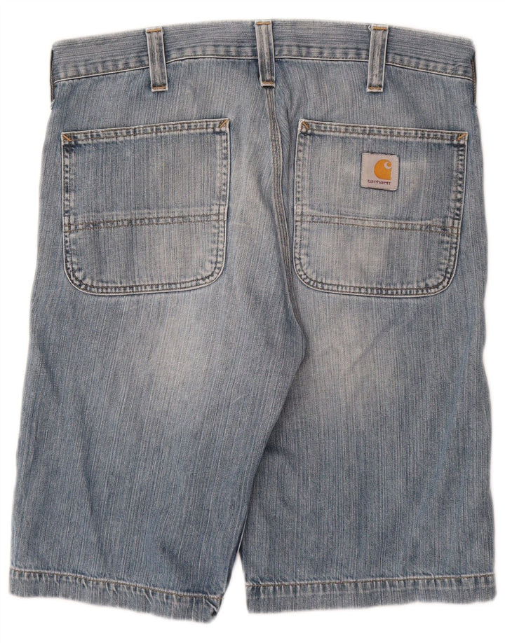 Męskie spodenki jeansowe CARHARTT Bermudy W30 Średnioniebieskie, bawełniane