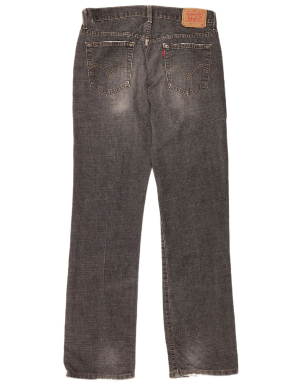 Damskie dżinsy Levi's 505 w trudnej sytuacji US 6 Medium W30 L32 Szare