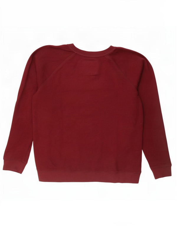 Damska bluza dresowa Jack Wills UK 14, duża, bordowa bawełna
