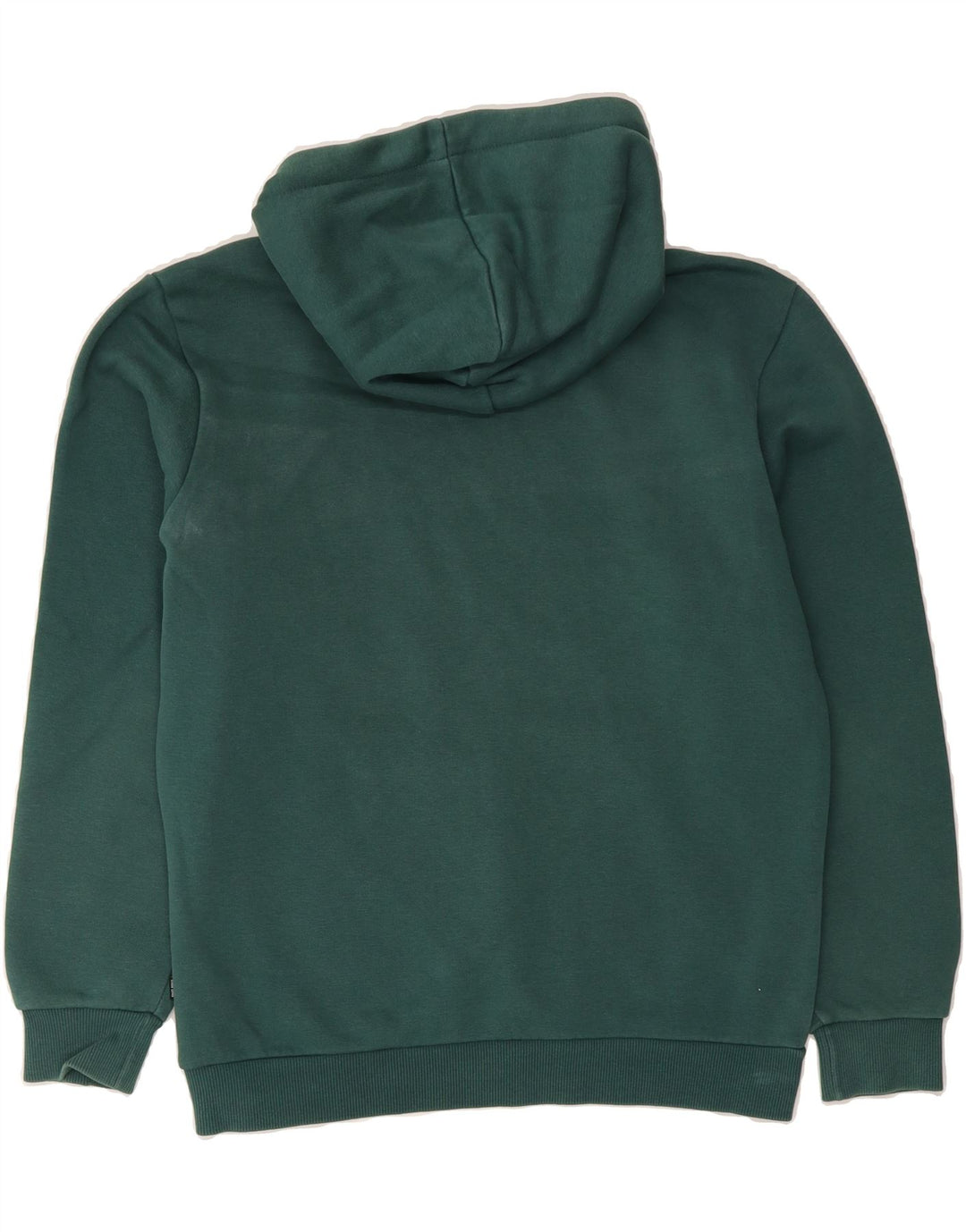 PUMA Womens Oversized Hoodie Jumper UK 6 XS Green Polyester Vintage Puma and Second-Hand Puma from Messina Hembry 