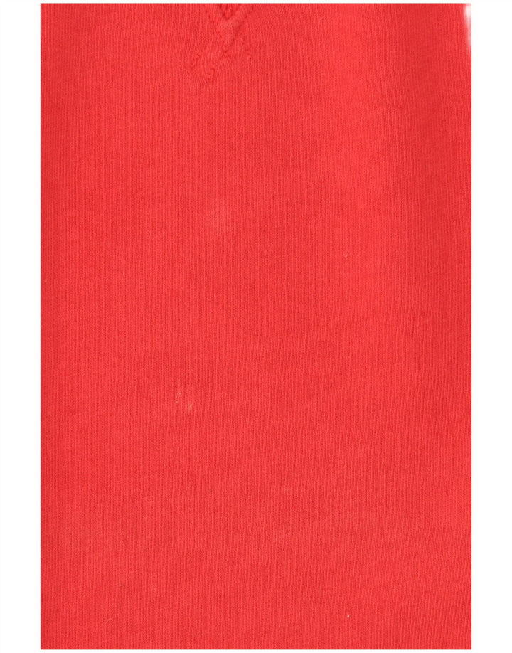 Damska bluza oversize Polo Ralph Lauren UK 14, średnia czerwień