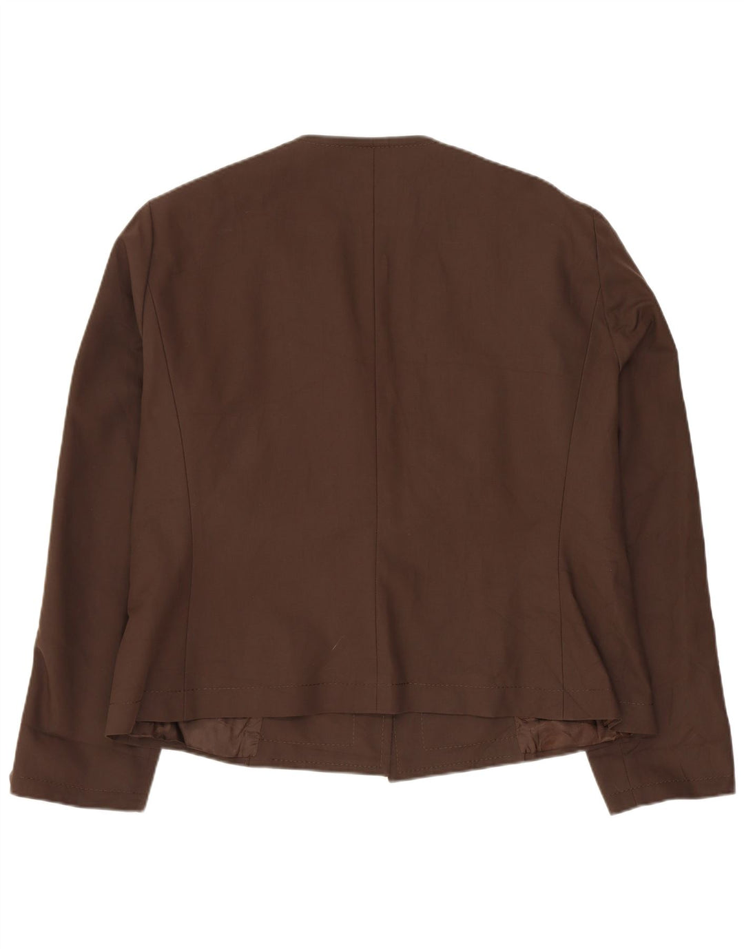 BARBARA B Damska marynarka z odkrytymi ramionami UK 18 XL, brązowa, bawełniana