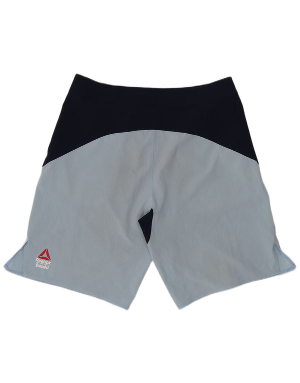 Męskie spodenki kąpielowe Reebok Graphic, nylon w kolorze średniego błękitu