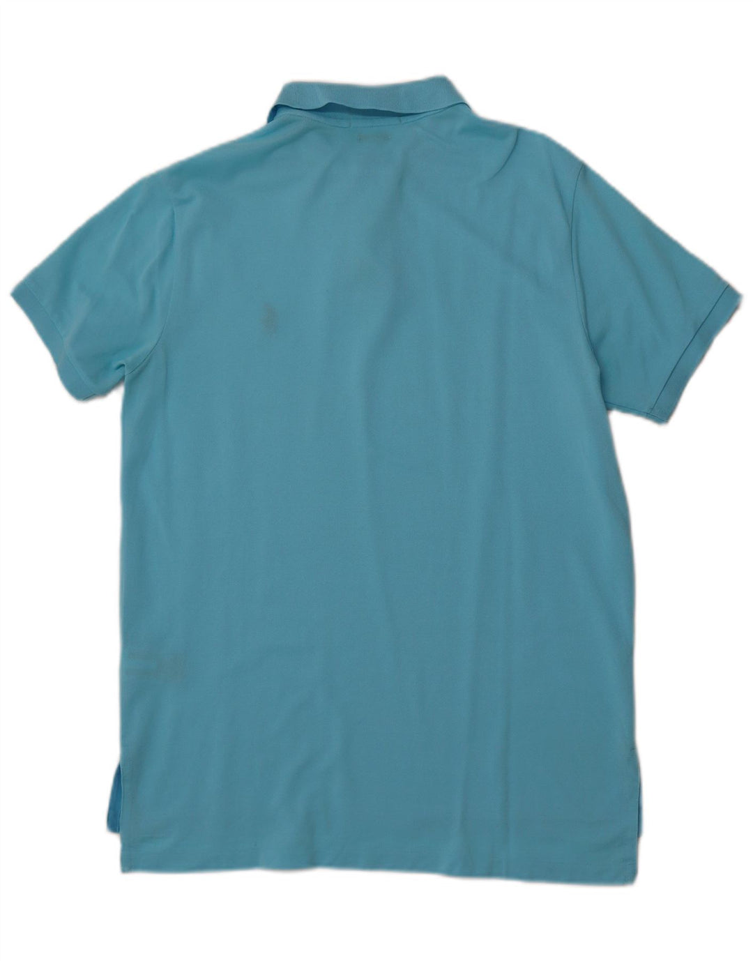 POLO RALPH LAUREN Męska koszulka polo o dopasowanym kroju, duża, niebieska, bawełniana