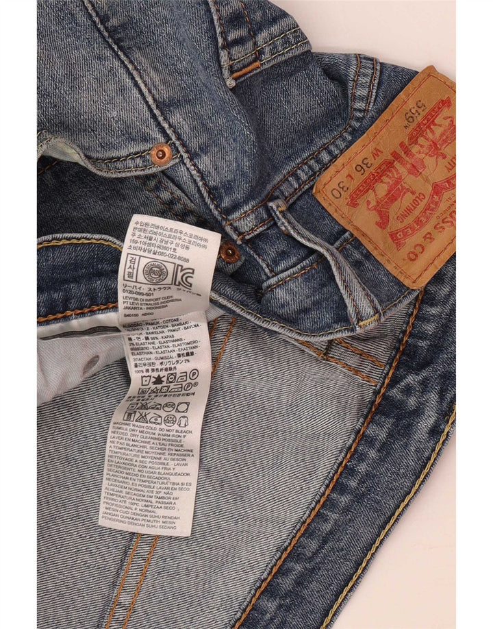 Męskie spodenki jeansowe Levi's 559 W36, duże, niebieskie, bawełniane