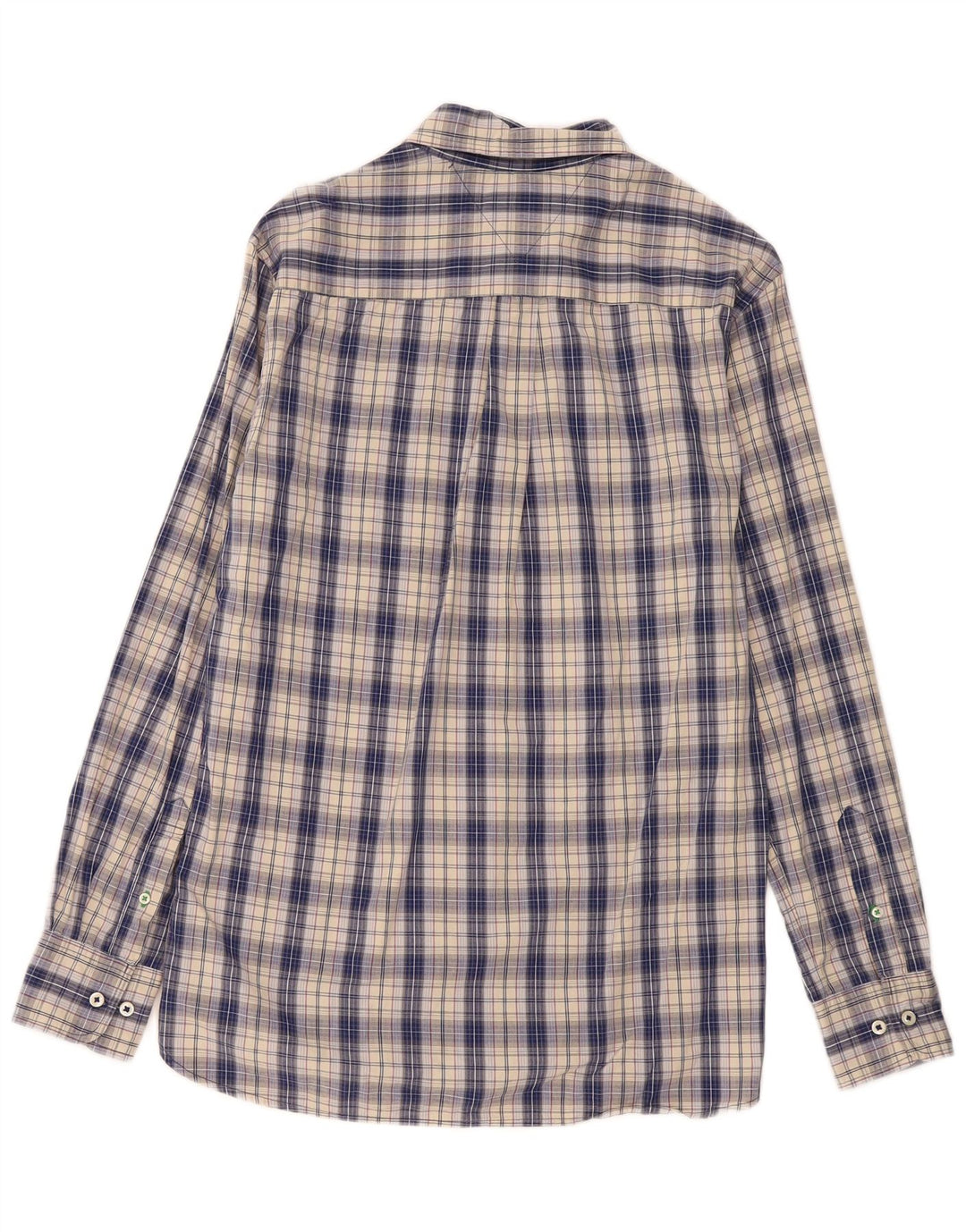 Koszula męska Tommy Hilfiger o dopasowanym kroju, bawełniana w średnią niebieską kratkę
