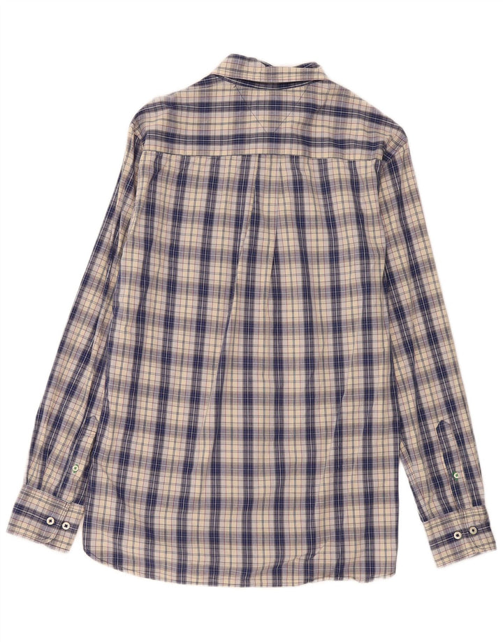 Koszula męska Tommy Hilfiger o dopasowanym kroju, bawełniana w średnią niebieską kratkę