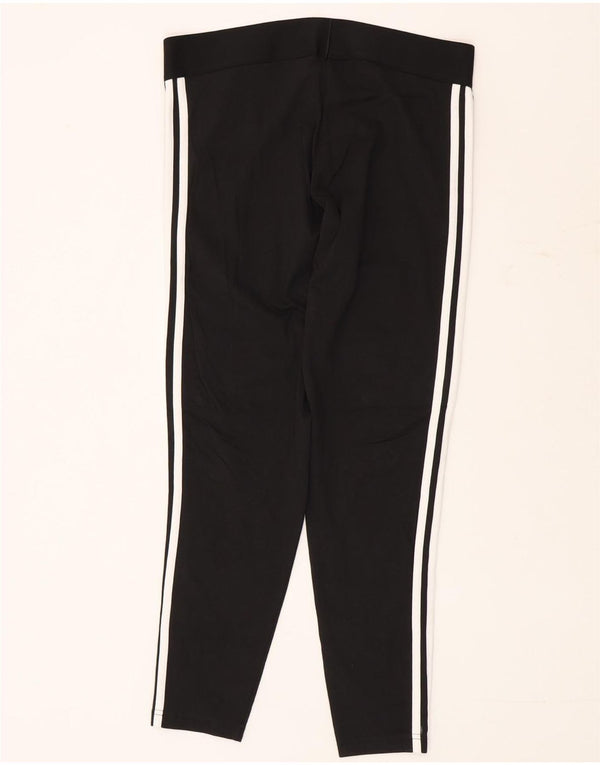 Legginsy damskie Adidas UK 16/18, duże, czarne, bawełniane