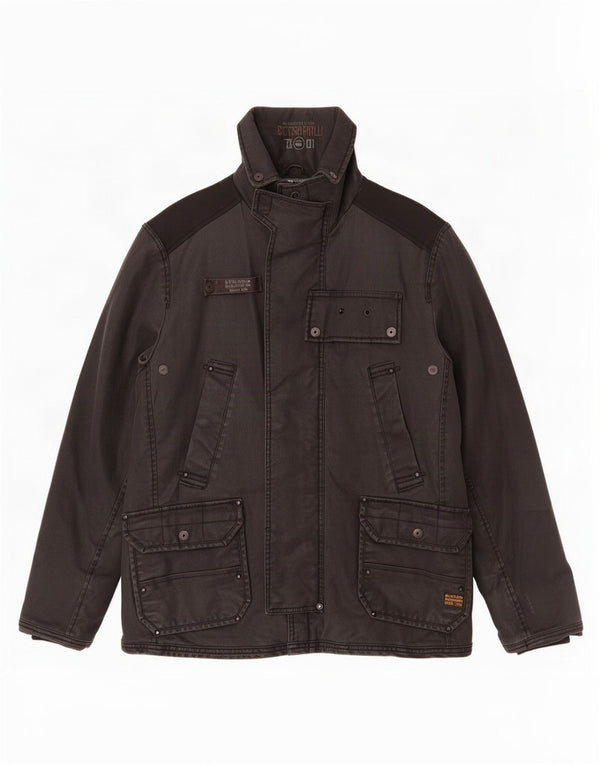 Męska kurtka wiatrówka G-Star UK 42 XL, czarna bawełna