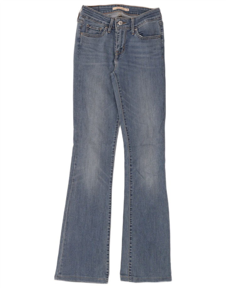 Damskie jeansy Levi's 715 Bootcut W26 L32 Niebieska bawełna