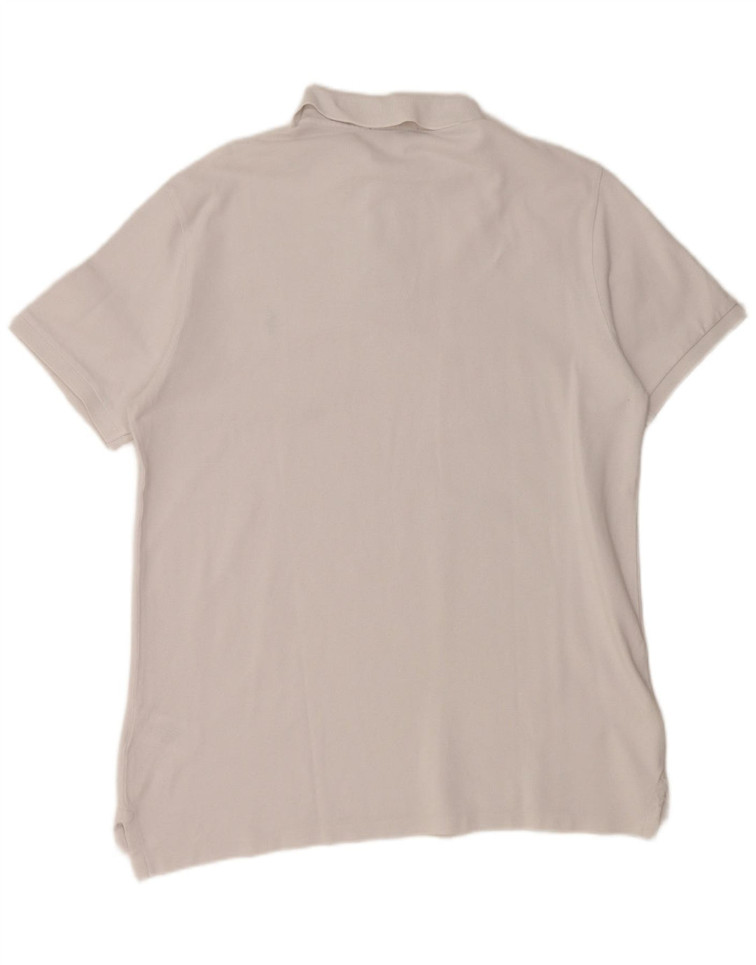 POLO RALPH LAUREN Męska koszulka polo slim fit, duża, biała, bawełniana