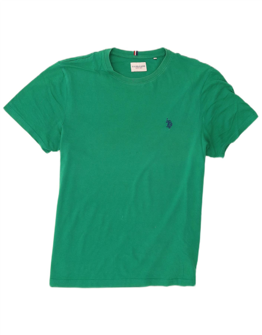 US Polo Assn. Męska koszulka T-shirt, średnia, zielona bawełna