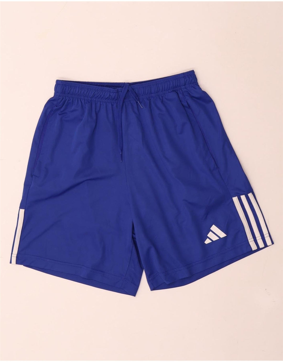 Męskie spodenki sportowe Adidas Aeroready, małe, niebieskie, poliestrowe