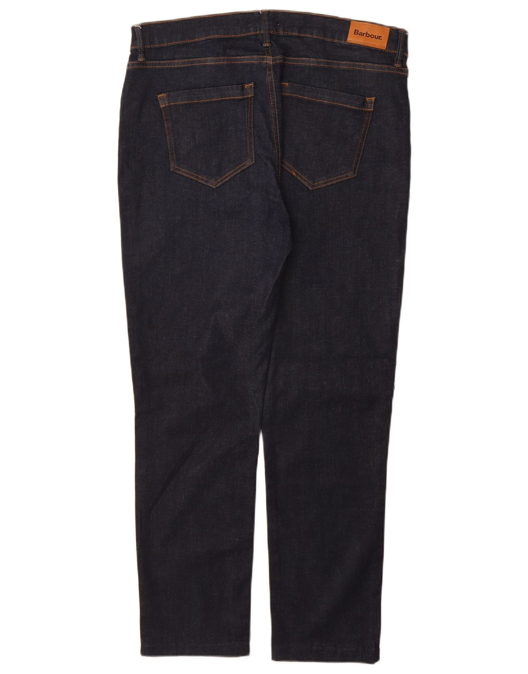 Damskie jeansy proste BARBOUR UK 18 XL W34 L28 Granatowe, bawełniane