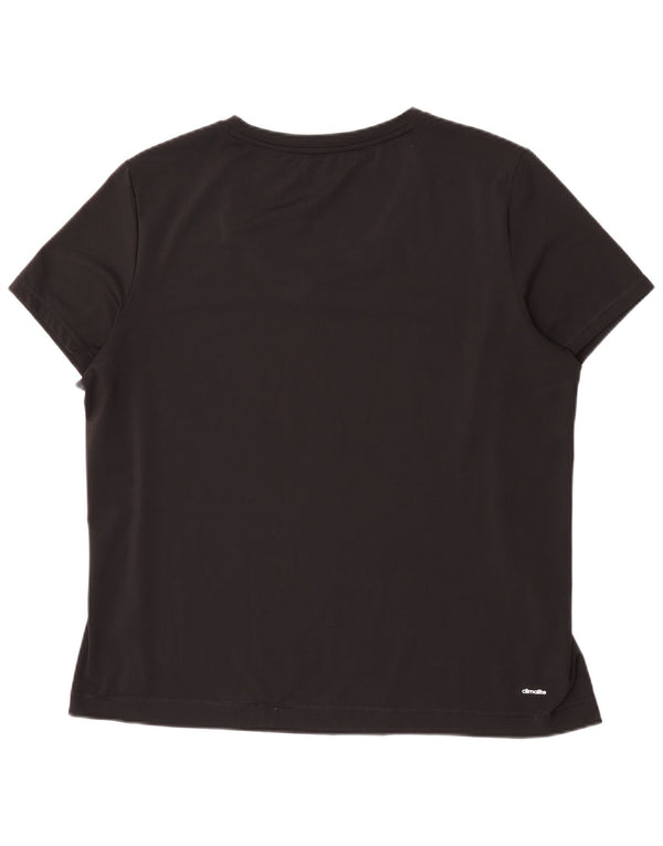 Damska koszulka Adidas Climalite Top UK 24/26 2XL Czarna