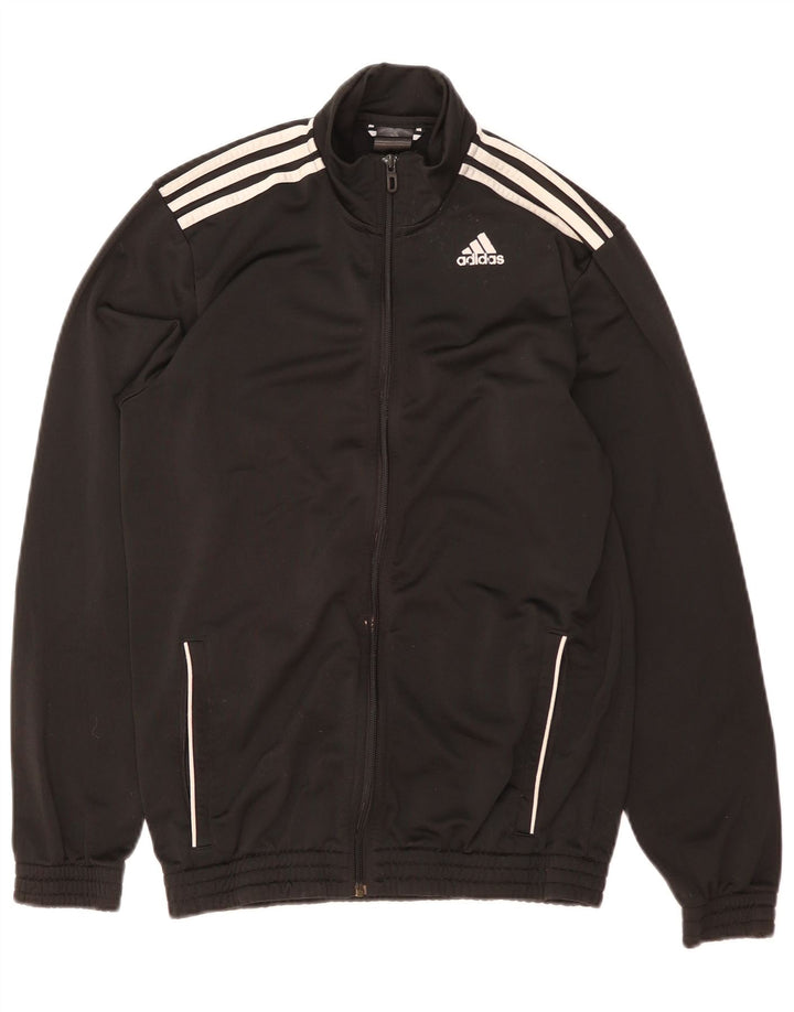 Męska kurtka dresowa Adidas UK 38/40 Średni czarny poliester