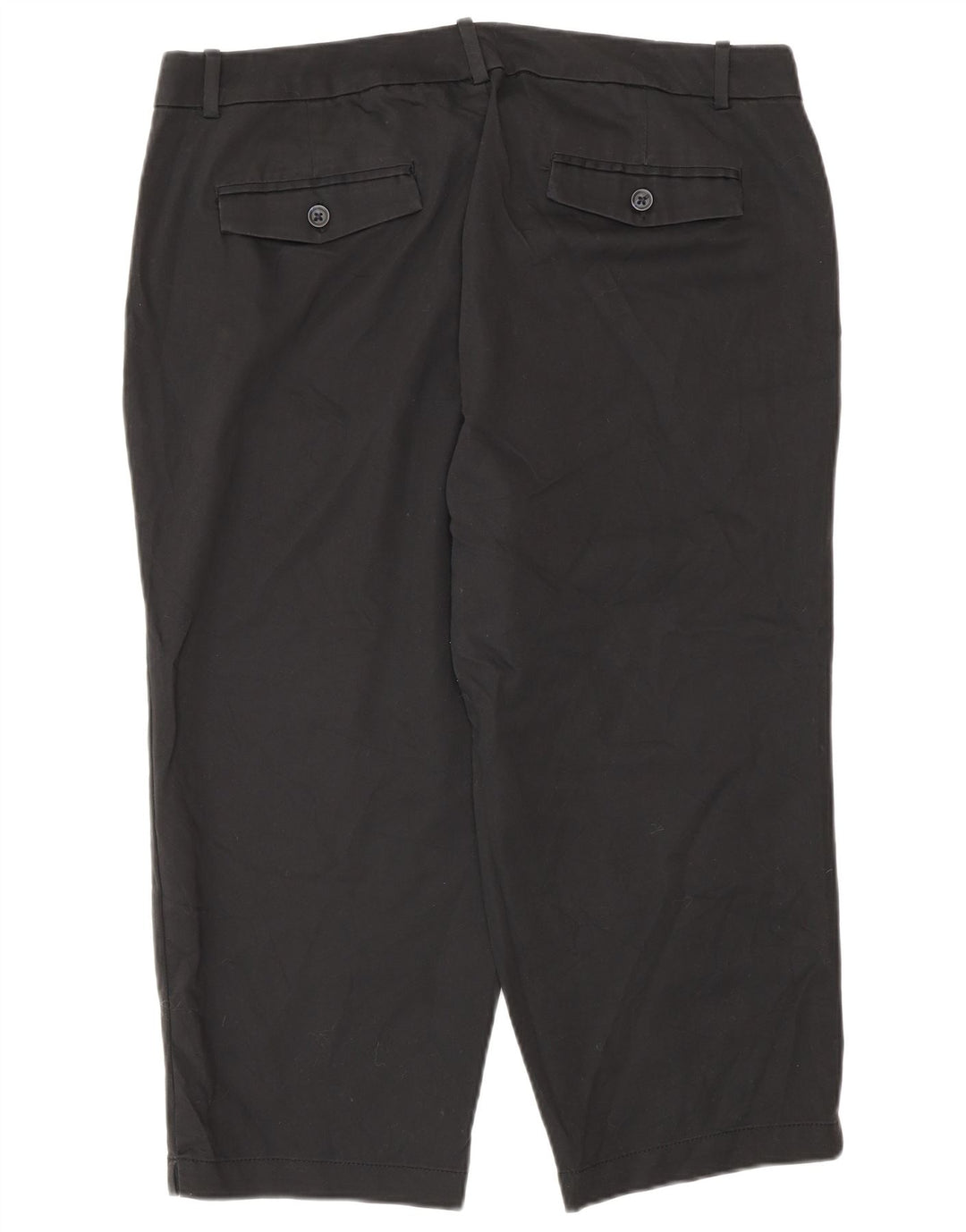 Spodnie damskie Dockers Capri US 14 XL W36 L20 Czarna bawełna