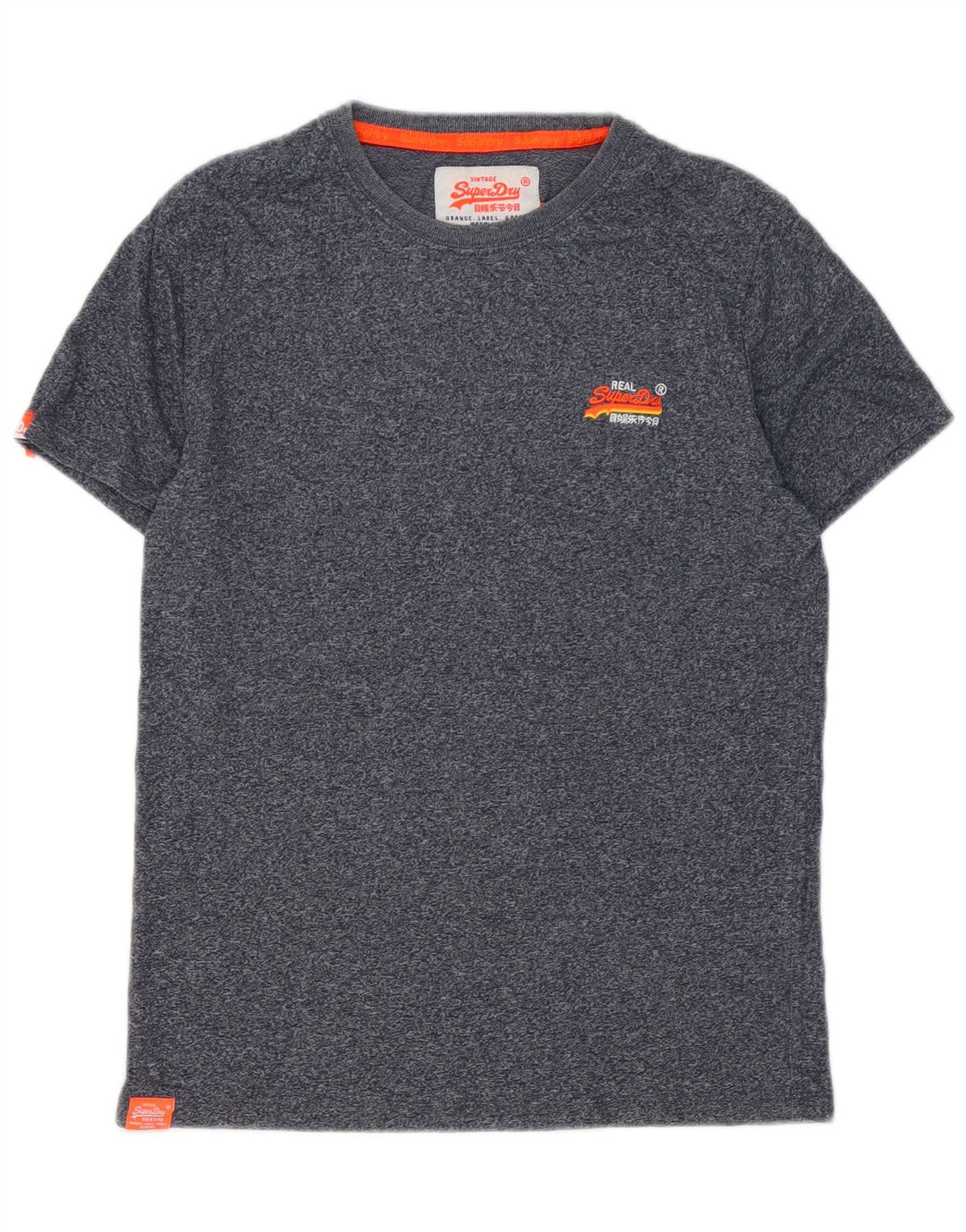 T-shirt męski Superdry, mały, bawełniany w granatowe plamki