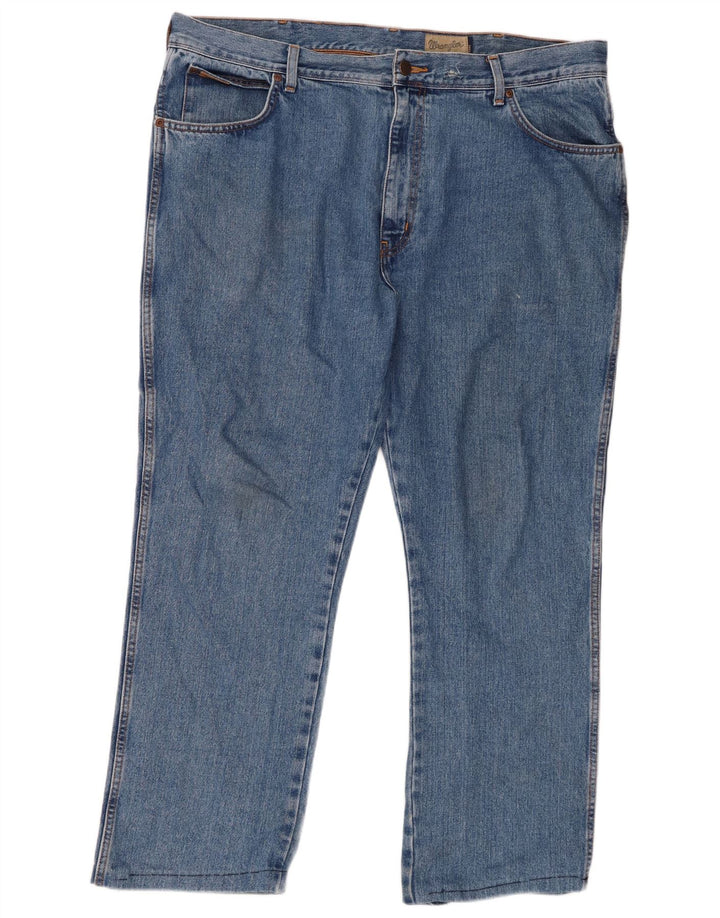 Męskie jeansy Wrangler Texas Straight W40 L28 Niebieskie