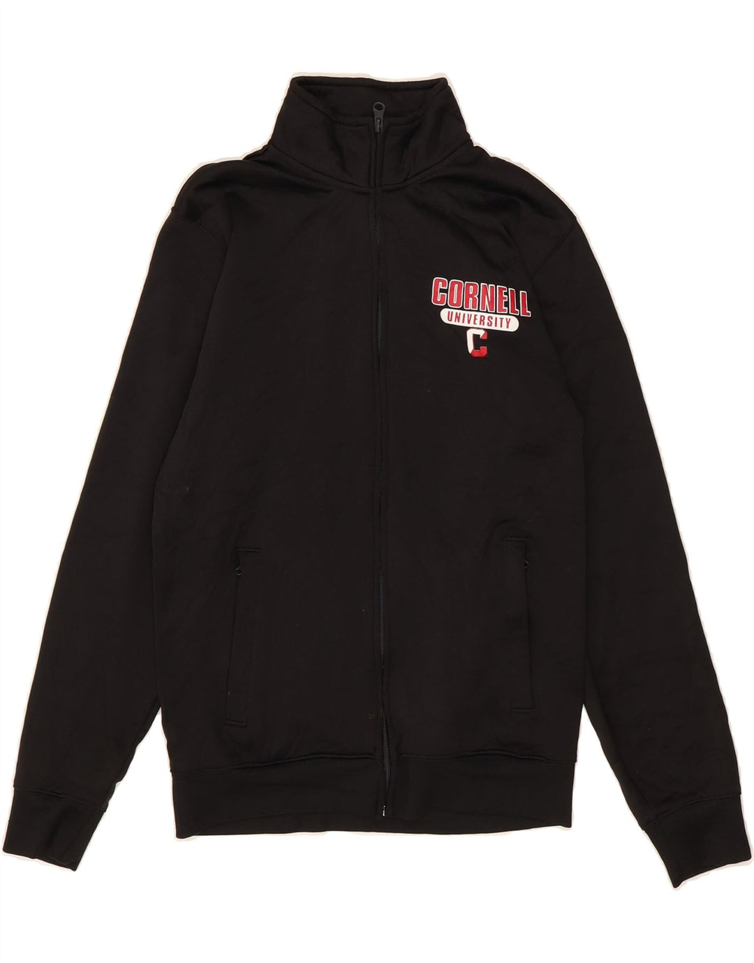 CHAMPION Mens Tracksuit Top Jacket Small Black Polyester Vintage Champion and Second-Hand Champion from Messina Hembry 