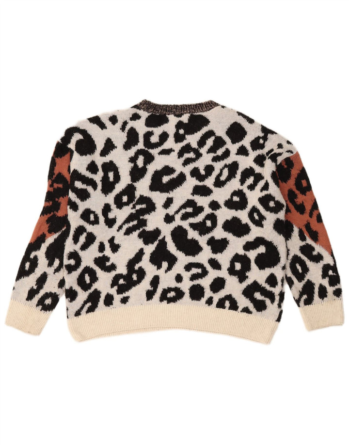 Marks & Spencer Damski sweter z dekoltem w łódkę, UK 14, średni wielokolorowy
