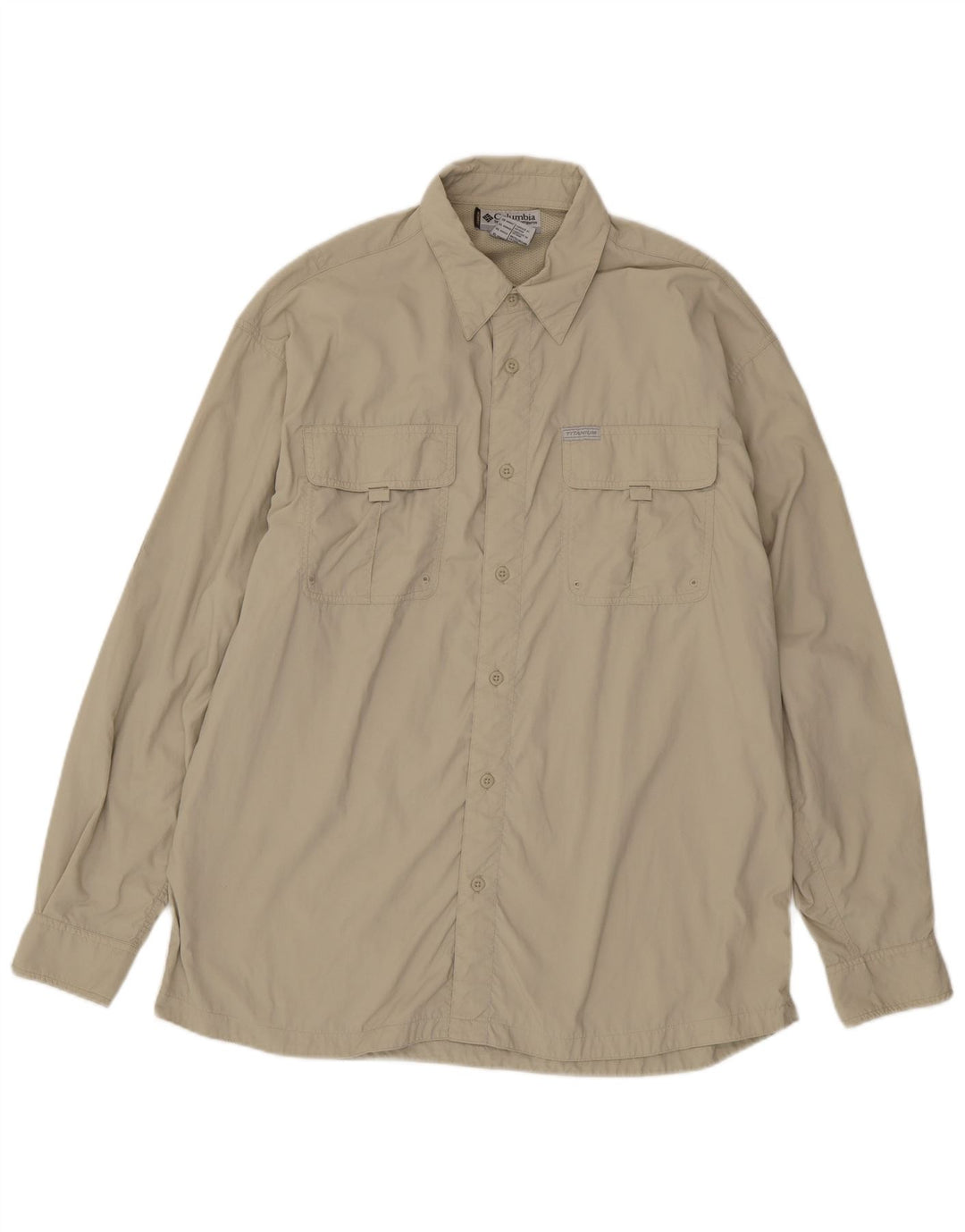 Koszula męska Columbia XL, beżowy nylon